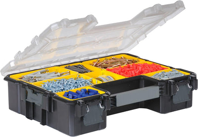 Stanley FatMax Profi-Organizer & FatMax Aufbewahrungsbox (44.29 cm x 35.60 cm x 11.00 cm, tiefe Fäch