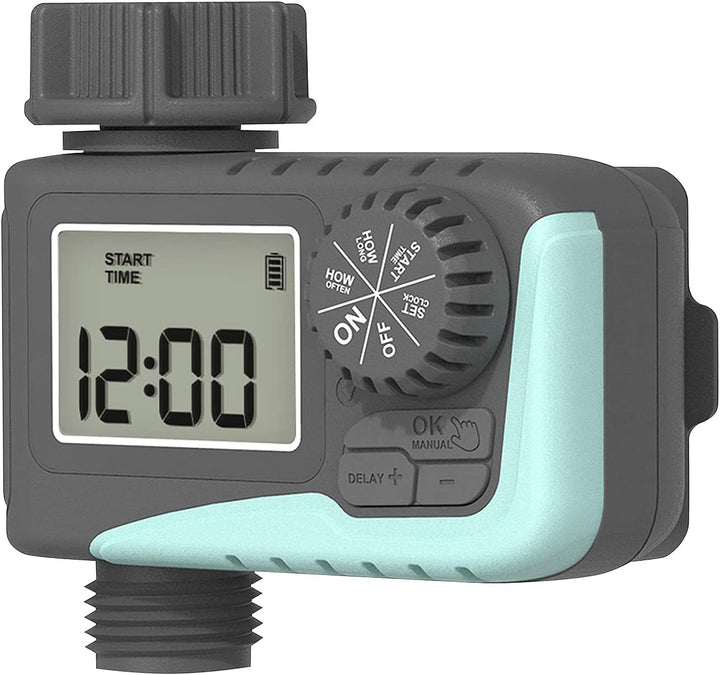 Royal Gardineer Bewässerung Computer: Digitaler Bewässerungscomputer mit LCD-Display (Gartenbewässer