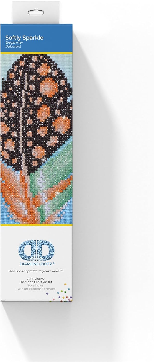 Diamond Dotz DD3-009 Feder, ca. 18 x 25 cm gross, Diamond Painting, Malen mit Diamanten, funkelndes
