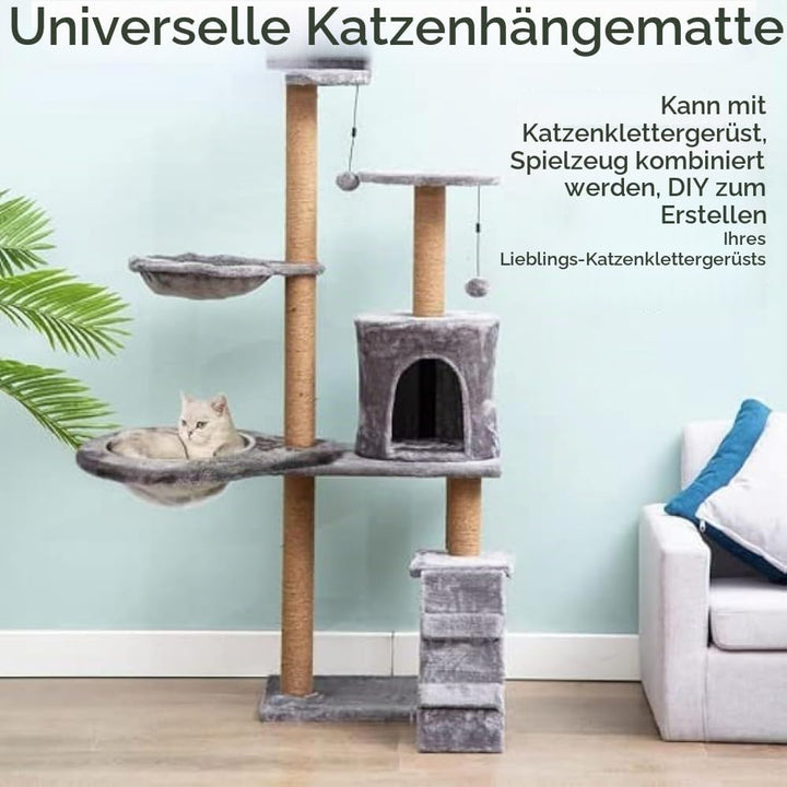 Weiche Plüsch-Katzenhängematte Geeignet Für DIY-Katzenklettergerüst Kratzbauminstallation Hängende V