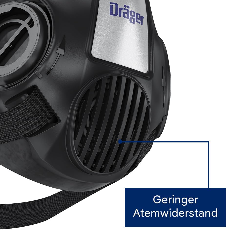 Dräger X-plore® 3500 Handwerker Halbmasken-Set inkl. Pure P3 Partikelfilter | Grössen S/M/L | gegen