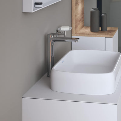 Duravit Wave Waschtischarmatur, Grösse XL (Auslauf Höhe 236 mm), Wasserhahn Bad, Armatur Waschbecken