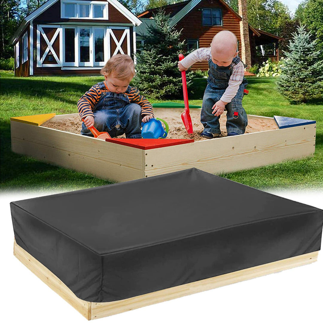 Sandkasten Abdeckung Wasserdicht 210D Oxford-Stoff Abdeckung Sandkasten Staubdicht Abdeckplane Sandk