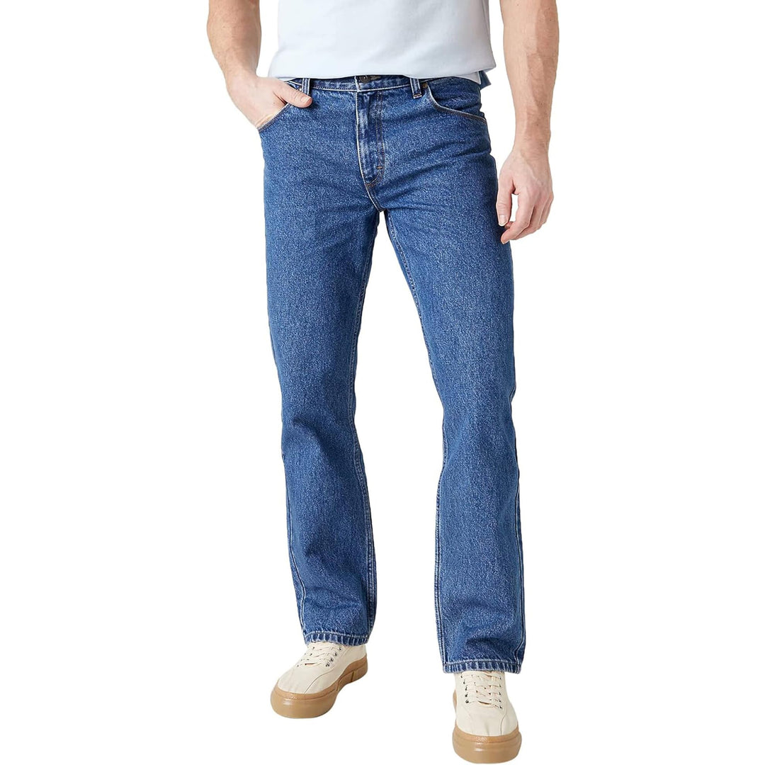 Wrangler Herren Authentic Straight Jeans, Medium Stw, 32W / 34L