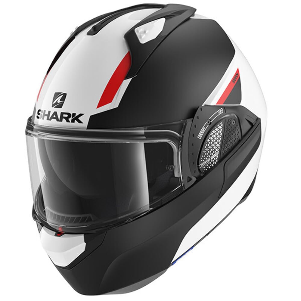 Shark Modularhelm Evo-GT Sean HE8913 WKR Sonnenblende Max Vision Pinlock, XL 61/62