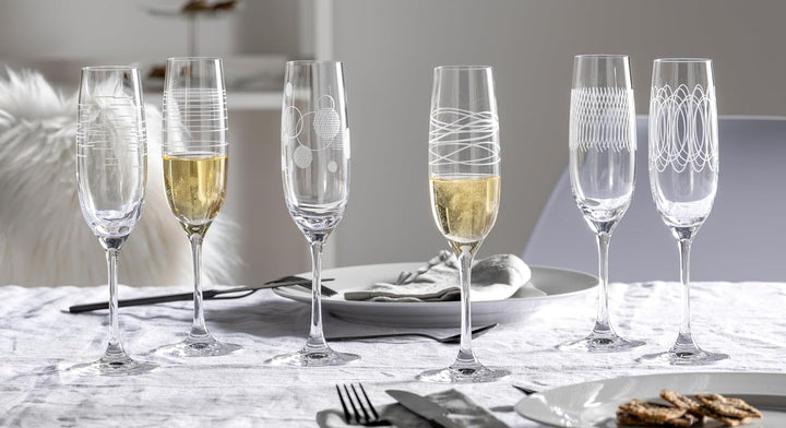 LEONARDO HOME 061798 Casella Sektgläser, Glas Sektkelche, Sektkelche