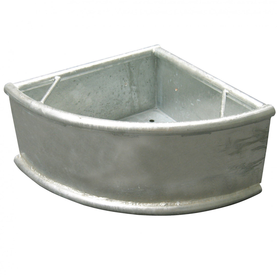 Kerbl 32482 Dreiecktrog, Schwere Ausführung, Feuerverzinkt, 1 Stück (1er Pack)