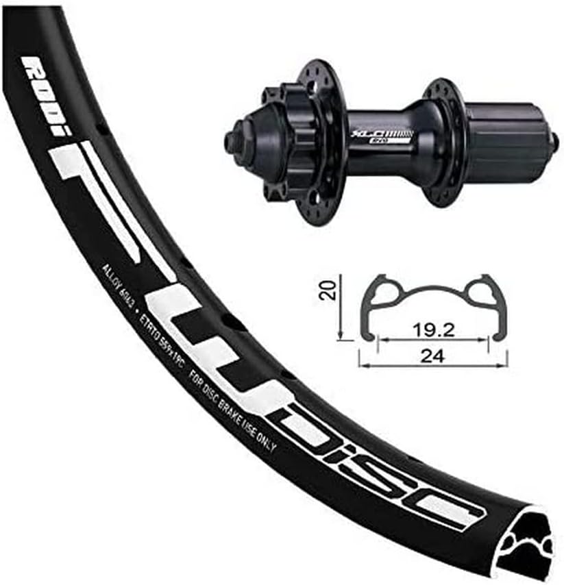 XLC Unisex – Erwachsene Felgen Set-2146805100 Set, schwarz, One Size