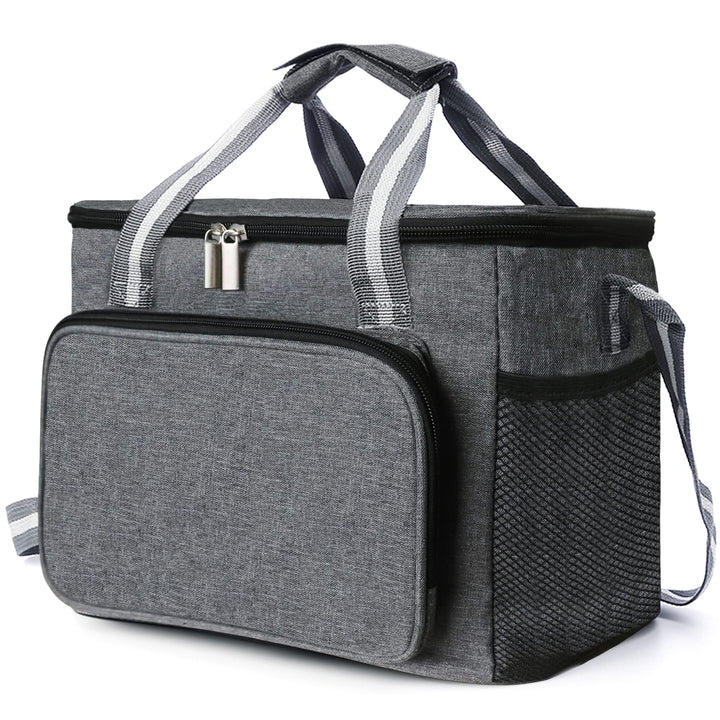 Kühltasche 15L, Kühltasche Klein Faltbar, Lunchtasche Herren Damen, Thermotasche für Büro Camping Pi