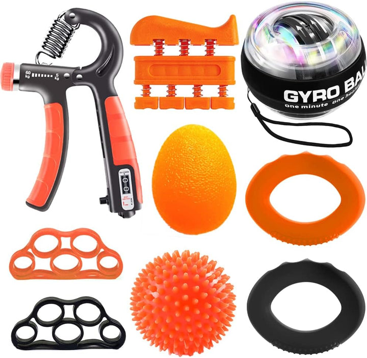 Handtrainer Unterarmtrainer Fingerhantel Unterarm training 10er Pack, Armtrainer, Lippenform Hand Gr