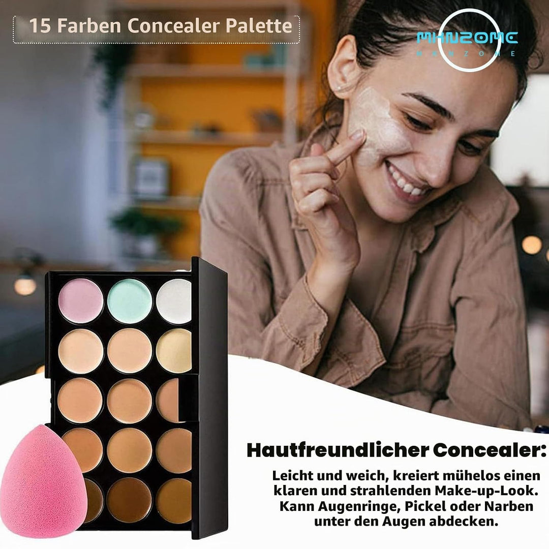 Professionelles Make-up Sets, MKNZOME Schminkkoffer Schminke Set Damen Schminkset Makeup Paletten Ko