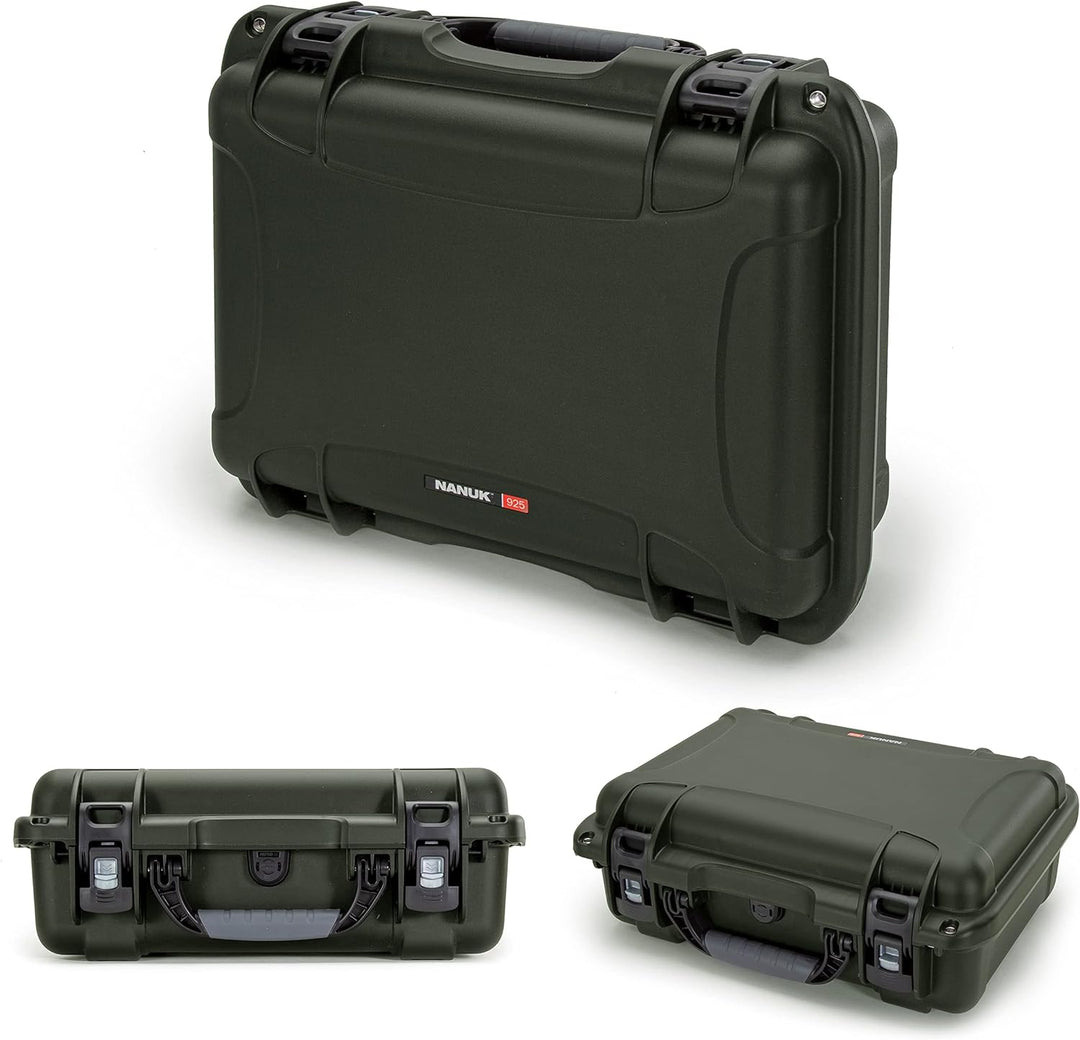 Nanuk 925 Wasserdichter Hartschalenkoffer leer - Olive Leer Olive, Leer Olive