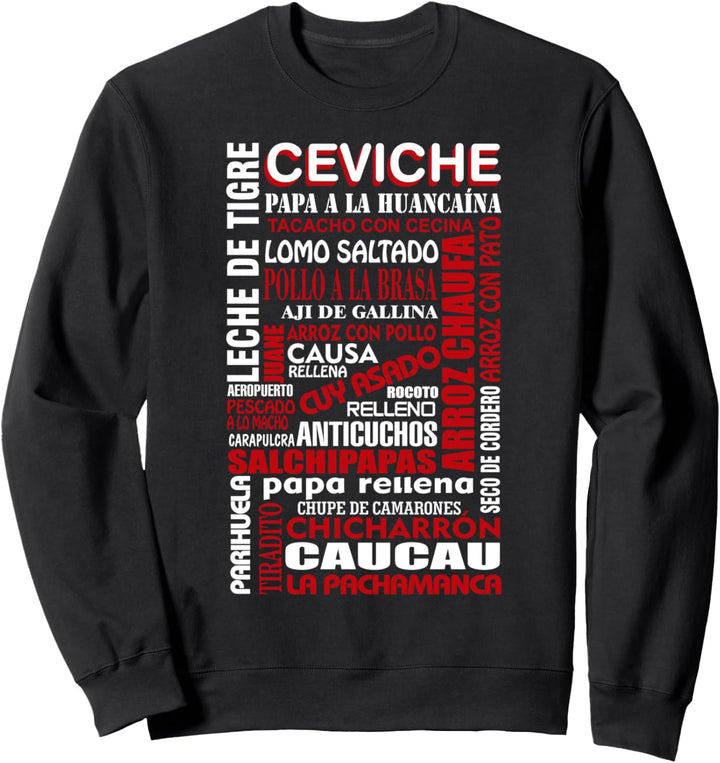 Peruanisches Essen T-Shirt Peru Golden Kola Bubblegum Inca Kola Sweatshirt