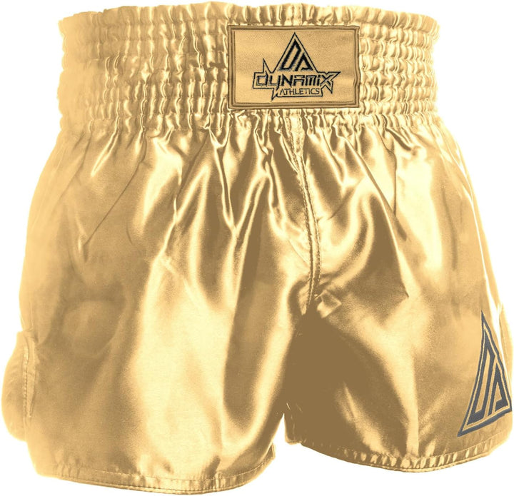 Dynamix Athletics Muay Thai Shorts Origin - Traditionelle Klassische Thaibox Hose für Herren mit bre