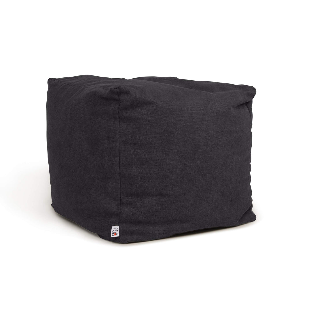 Arketicom Soft Cube, Pouf-Fusshocker, Quadratischer Pouf-Würfel aus Stoff Made in Italy. Design-Pouf