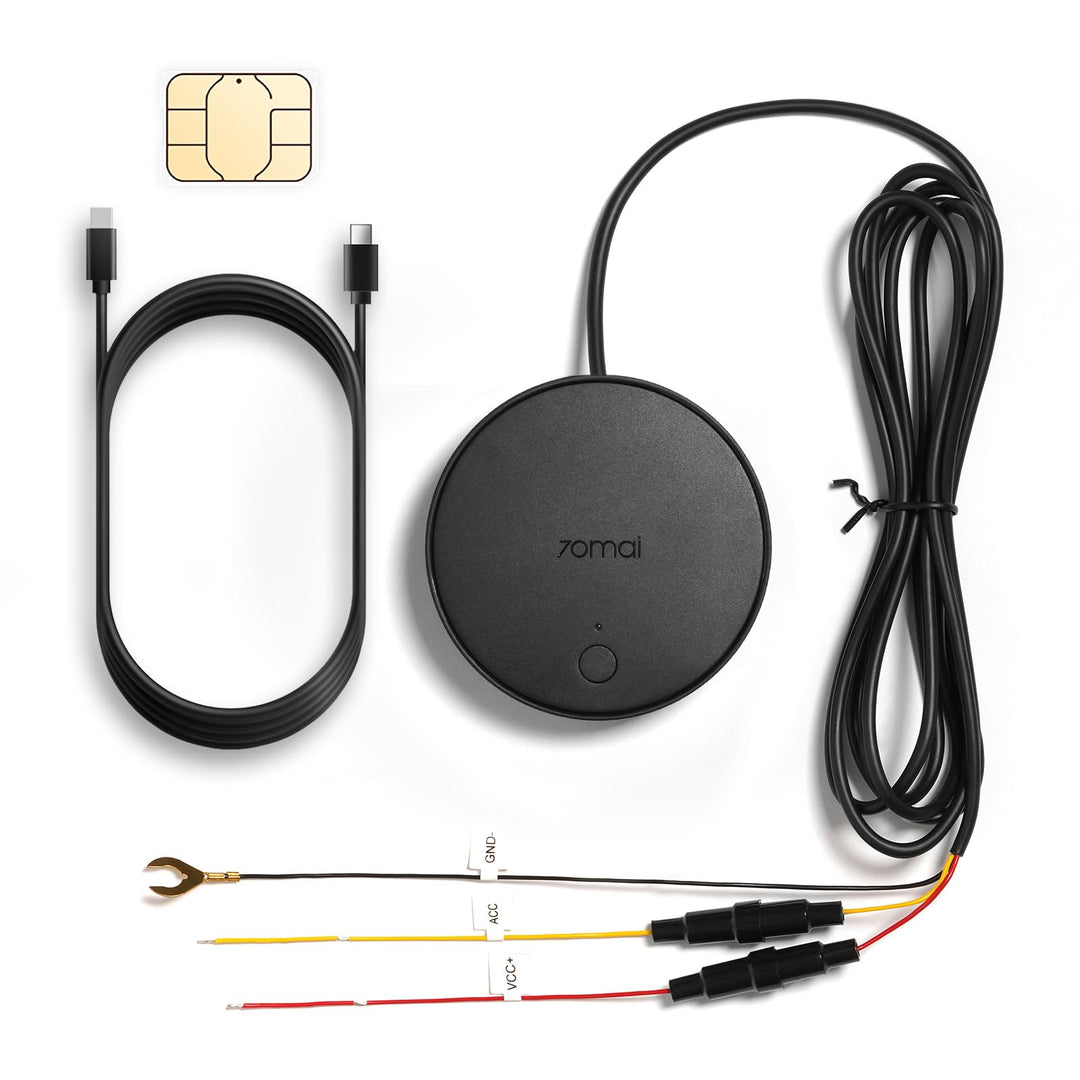 70mai 4G Hardwire Kit für Dash Cam Omni, 24H Smart Parking Überwachung, Echtzeit-Überwachung, Sofort