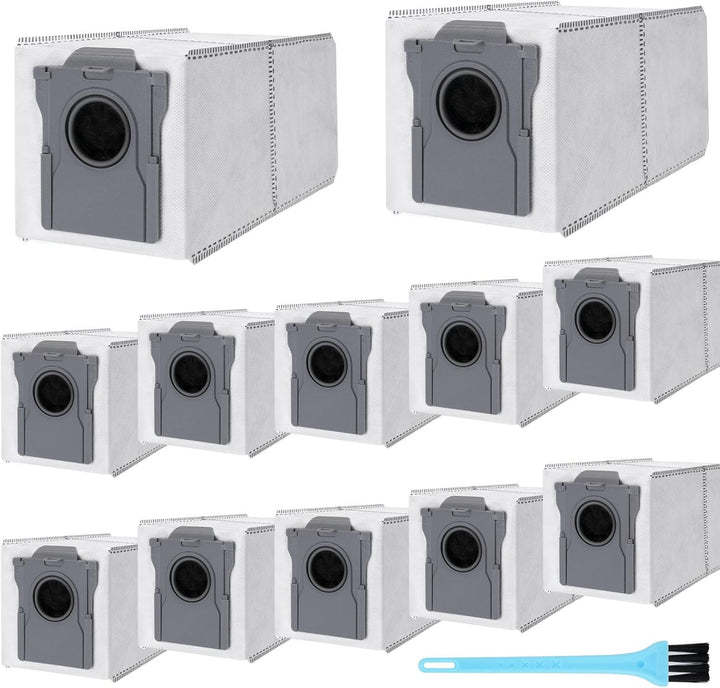 AiLomey 12 Stück Staubbeutel für Dreame L10s Pro Ultra Heat/ X40 Ultra/ X30 Ultra Complete Roboter S