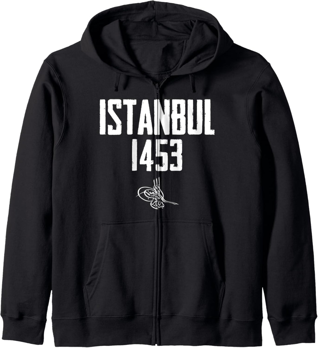 Istanbul 1453 Fetih Osmanli tugrasi Osmanisches Reich Kapuzenjacke