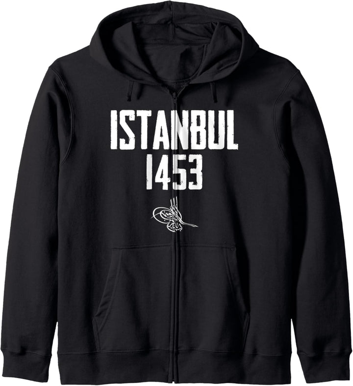 Istanbul 1453 Fetih Osmanli tugrasi Osmanisches Reich Kapuzenjacke