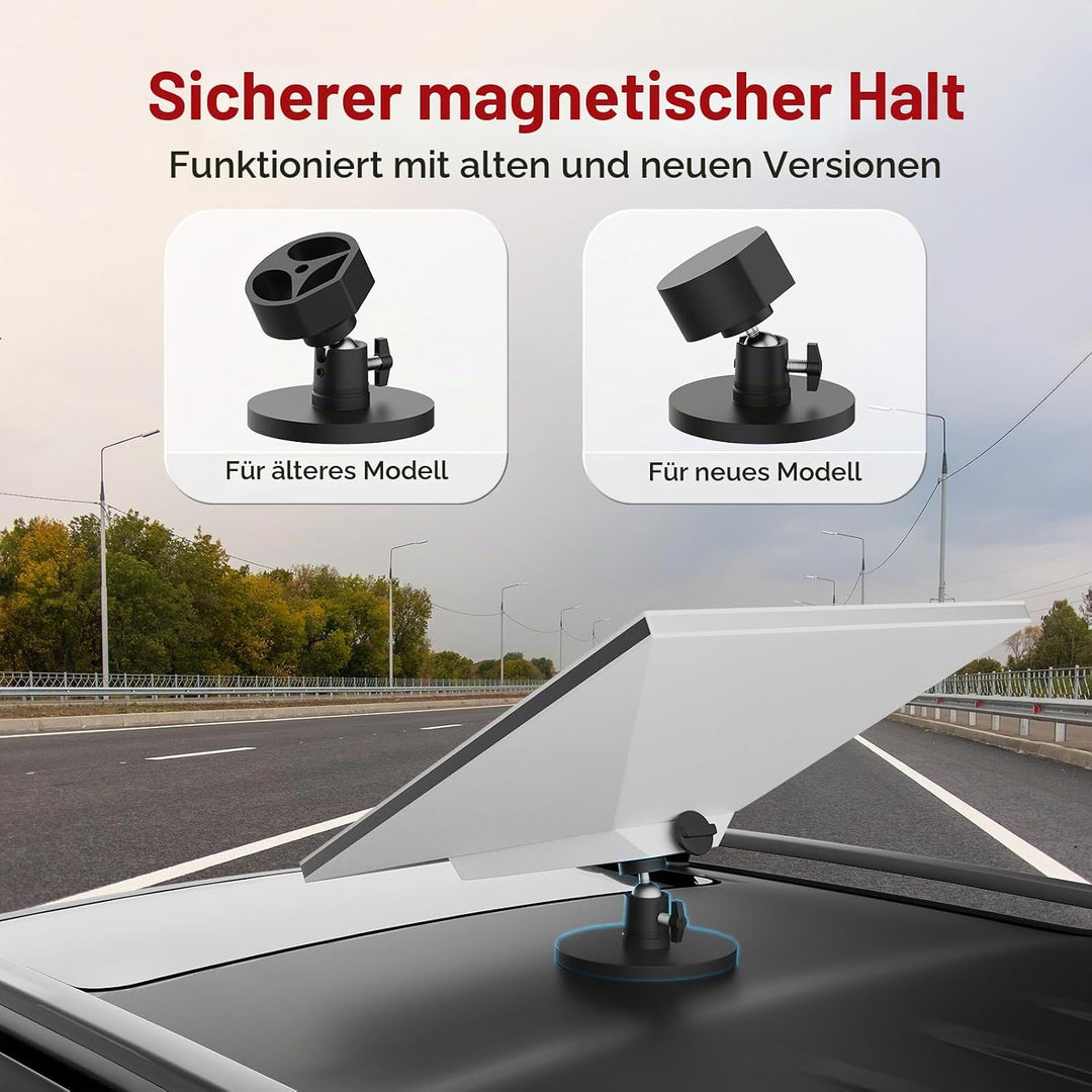 Verstellbare Magnethalterung für Starlink Mini von MMOBIEL – Basis aus Aluminiumlegierung mit starke