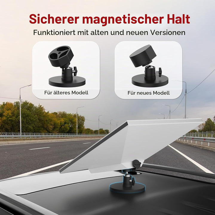 Verstellbare Magnethalterung für Starlink Mini von MMOBIEL – Basis aus Aluminiumlegierung mit starke