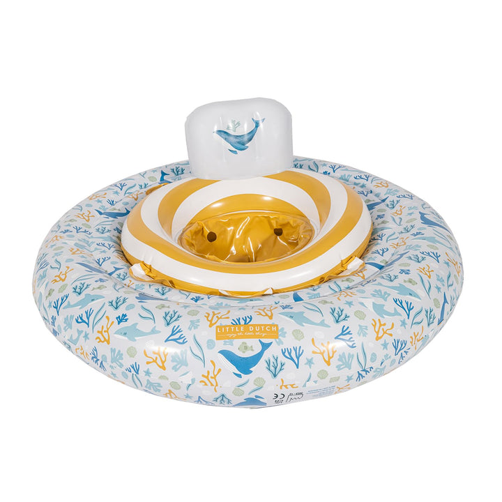 Little Dutch 2012847 Schwimmring/Schwimmsitz für Babys - Ocean Dreams blau
