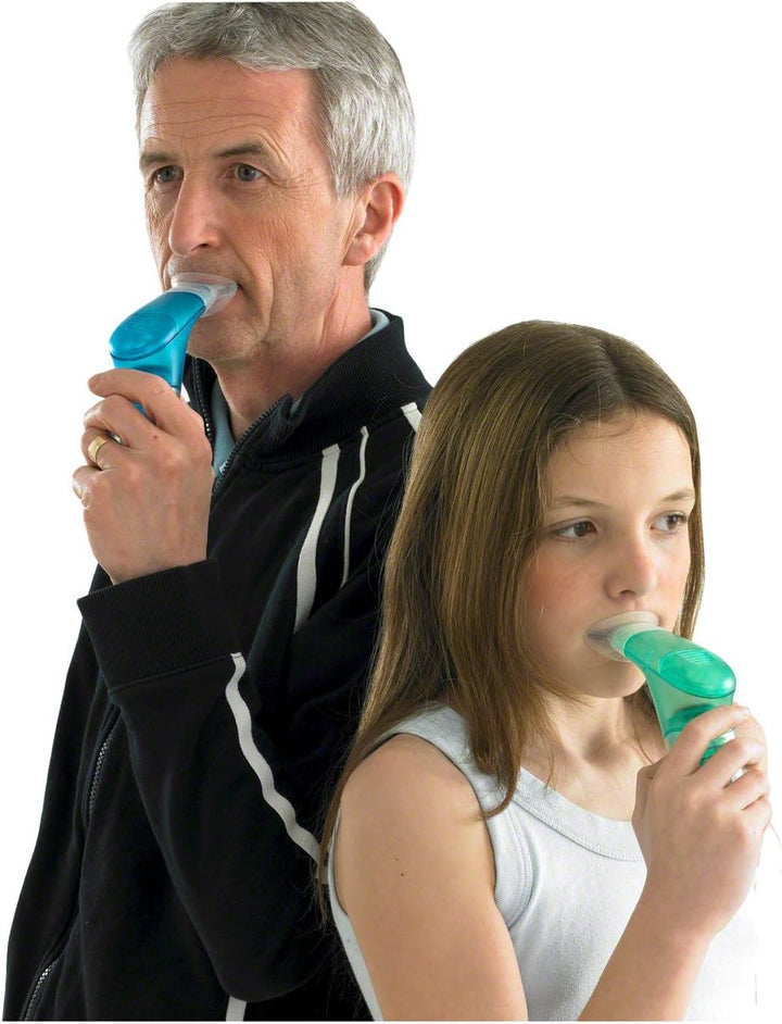 Powerbreathe Plus Lungentrainer Résistance moyenne (bleu), Résistance moyenne (bleu)
