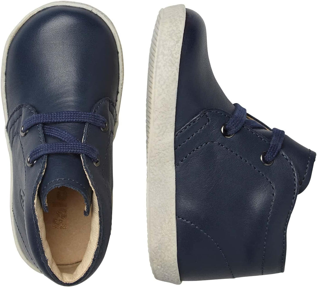 Falcotto Schnürschuhe aus gebürstetem Nappaleder 19 EU Blau Navy F Do Osso 1c50, 19 EU Blau Navy F D