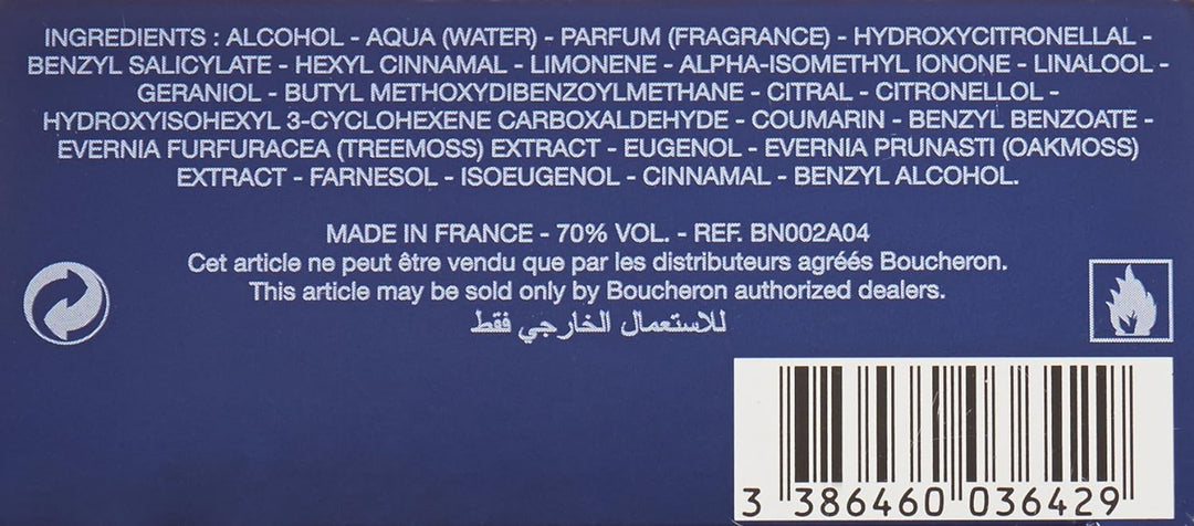 Boucheron Homme EdP, Linie: Homme, Eau de Parfum für Herren, Inhalt: 100ml 100 ml (1er Pack), 100 ml