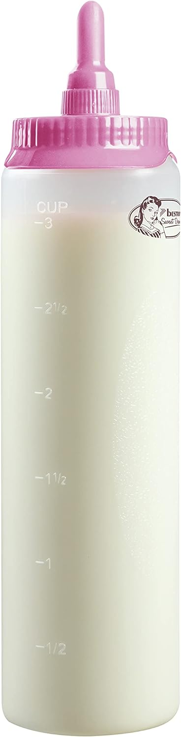 Bestron Poffertjesmaker, Vorteilspaket inkl. Teigflasche für 700ml, ideal für Weihnachten, Ostern od