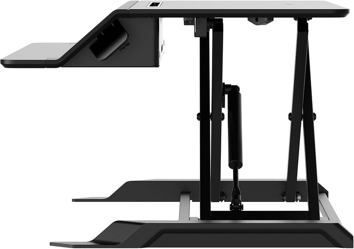 Fellowes Lotus LT höhenverstellbare Sitz-Steh Lösung für den Schreibtisch mit Gasfeder Büro, Büro