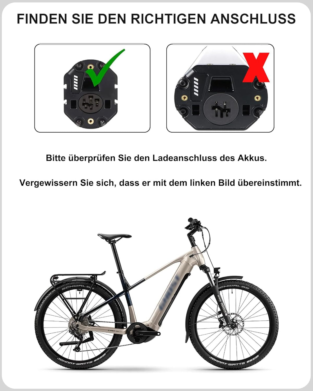 36V 2A 42V 2A Ladegerät für Bosch Active/Performance Line (0275007907) e-Bike Ladekabel