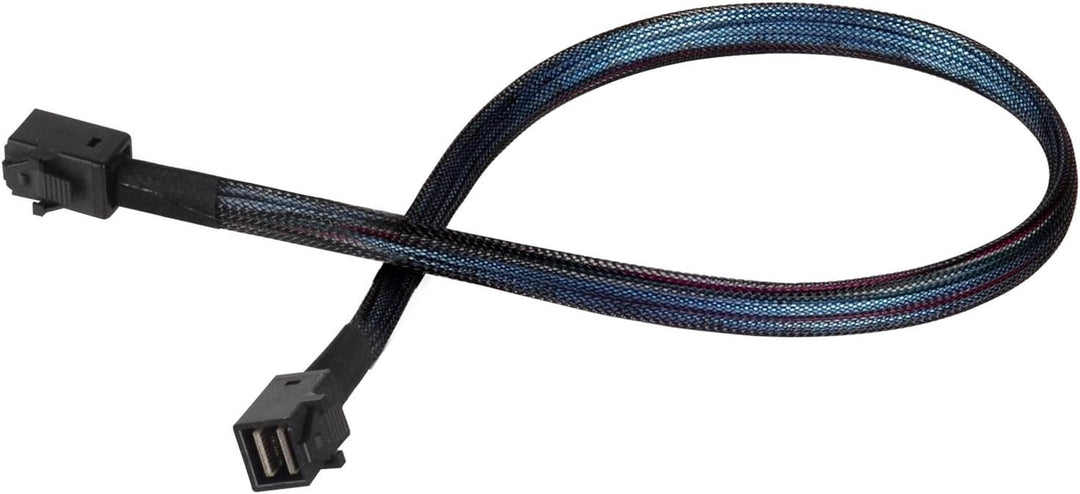 SilverStone SST-CPS04 - Internes Mini SAS HD Kabel mit beidseitigen SFF8643 Steckern, unterstützt SA