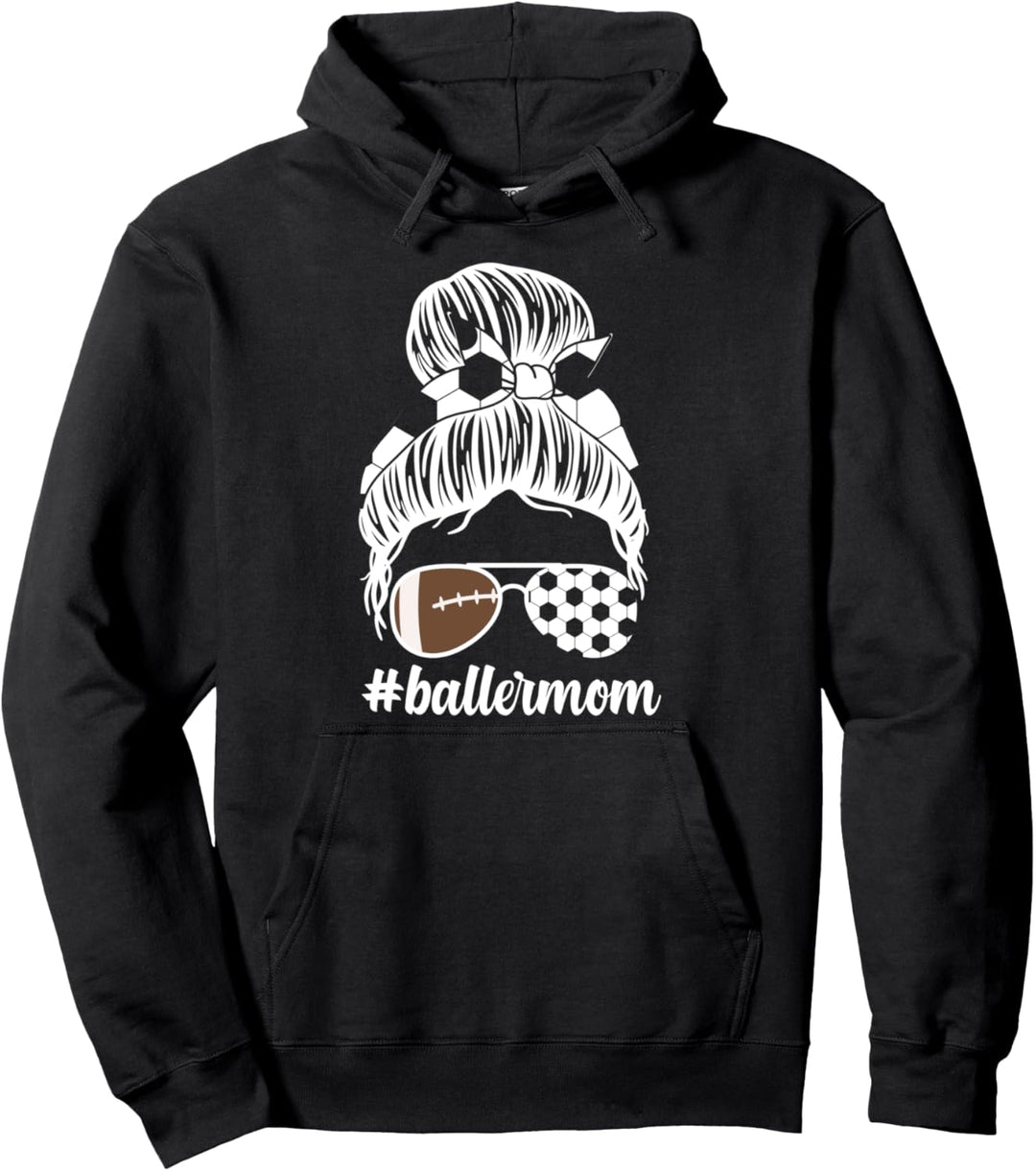 #ballermom Haarknoten-Baller für Mütter Pullover Hoodie
