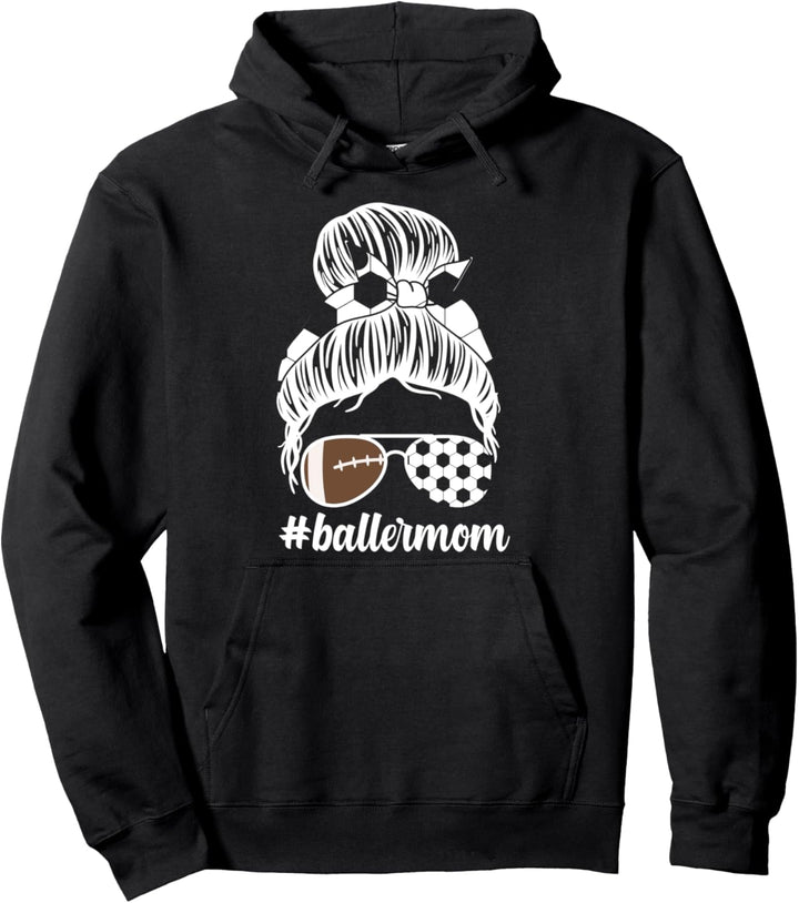 #ballermom Haarknoten-Baller für Mütter Pullover Hoodie