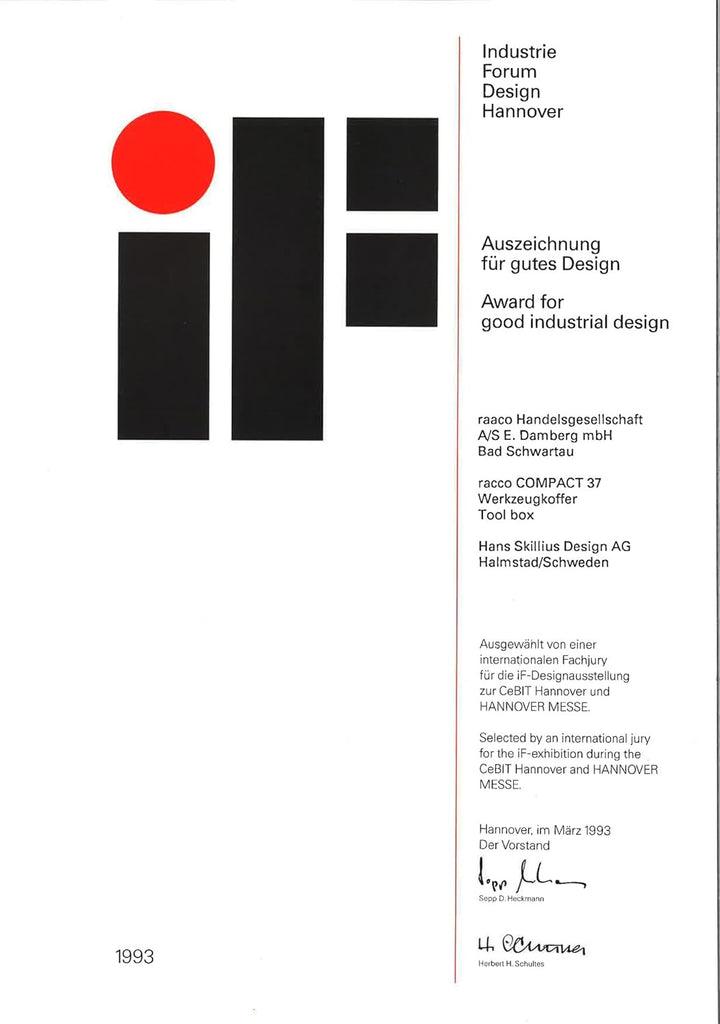 RAACO 136594 Werkzeugkoffer Compact 37, dunkelblau