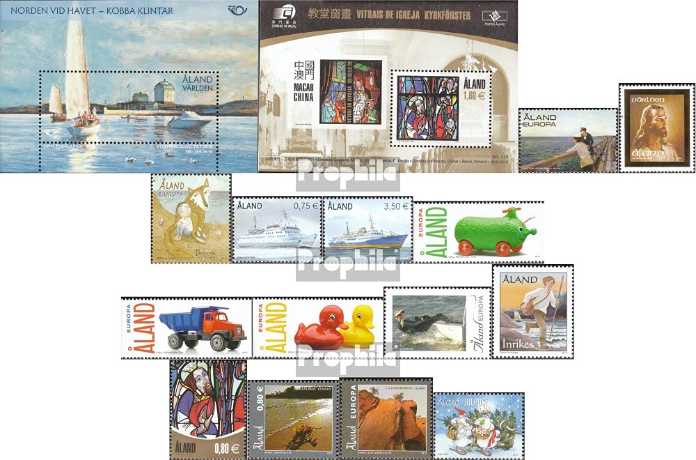 Prophila Collection Finnland - Aland 321-336 (kompl.Ausg.) Jahrgang 2010 komplett 2010 Leben am Meer