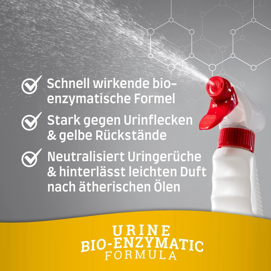 Nature’s Miracle Katzenurin Flecken- & Geruchsentferner - Enzymreiniger für Urinflecken und gelbe Rü