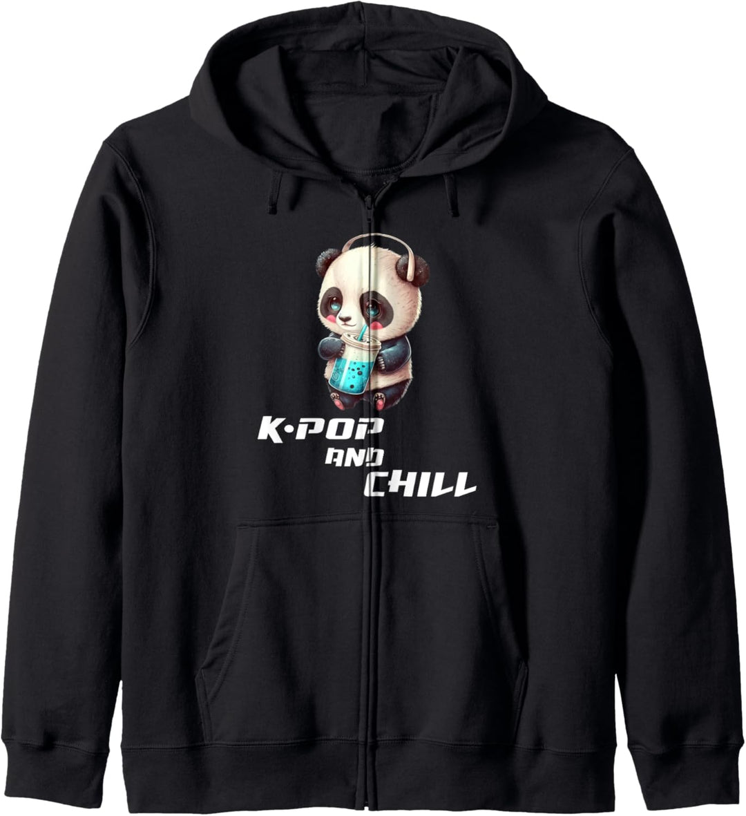 K-Pop und Chill für einen K-Pop und Anime Fan Kawaii Kapuzenjacke