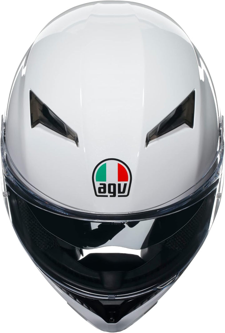 AGV - K3 E2206 MPLK Motorradhelm, Herren Integralhelm, ECE Vollvisierhelm mit Schweissabsorption, Sp