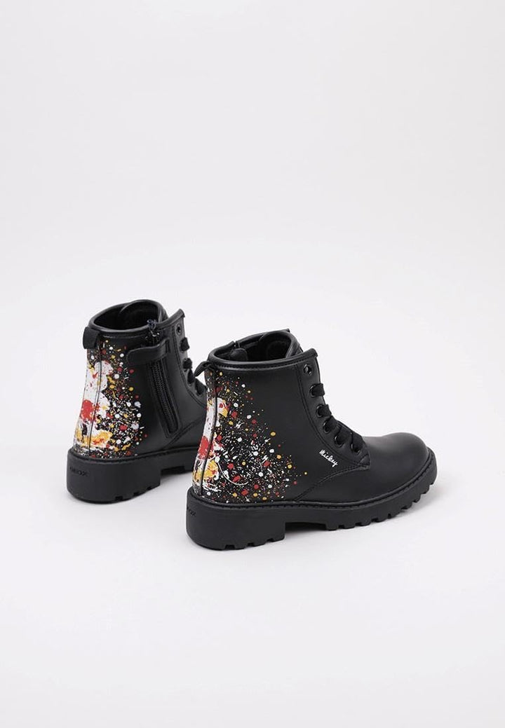 Geox Mädchen J Casey Girl Ankle Boot 28 EU Black Multicolor, 28 EU Black Multicolor