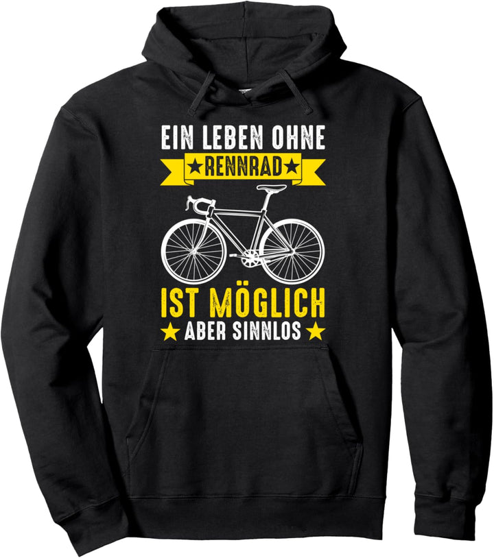 Rennrad Radfahren Fahrradfahren Fahrrad Pullover Hoodie
