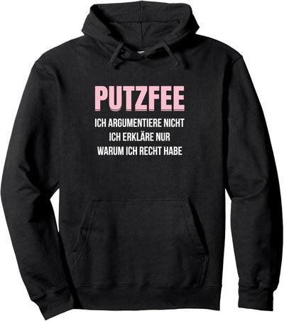 Putzfrau Geschenk Putzfee Putzen Reinigungskraft Spruch Pullover Hoodie