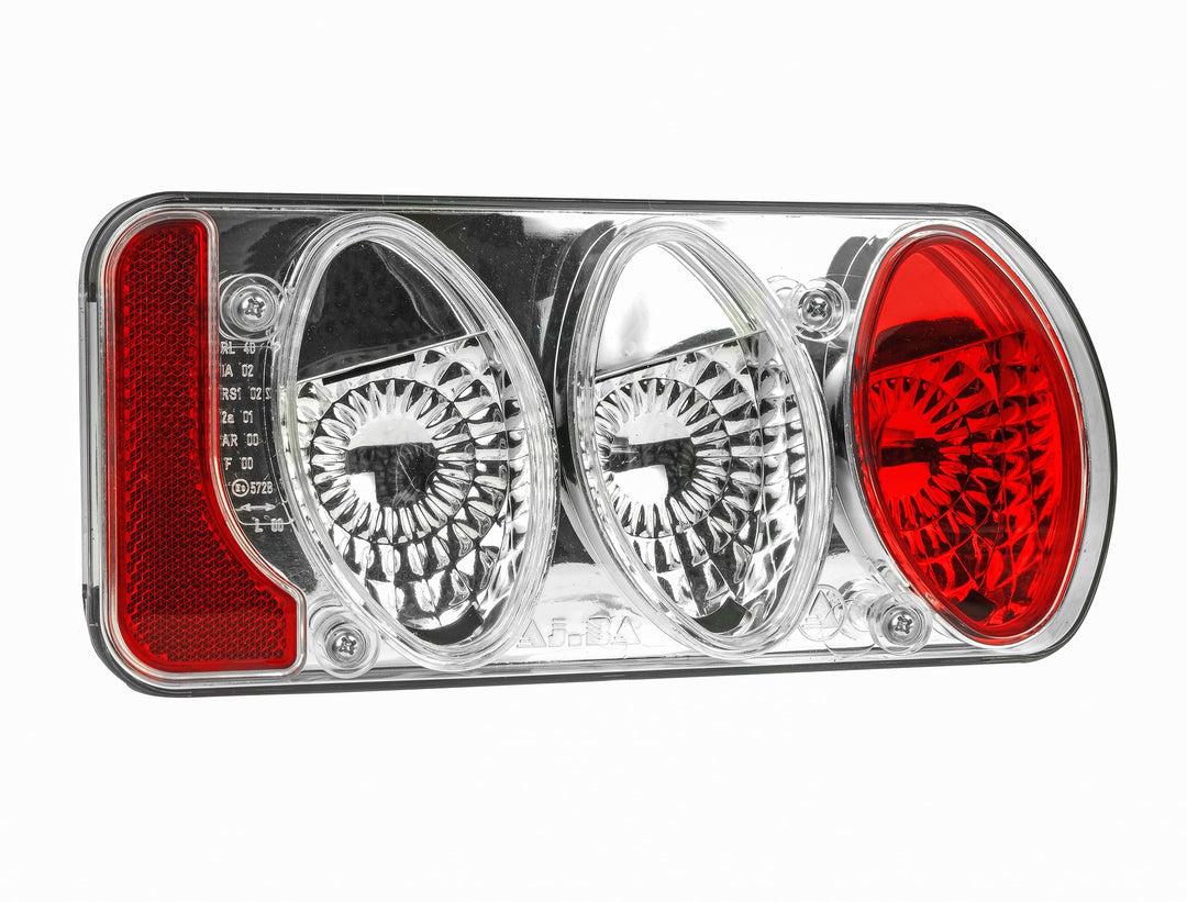 EUFAB 11488 Ersatz-Rücklicht Rechts, Klarglas, komplett, für EUFAB und LAS Fahrradträger Rückleuchte
