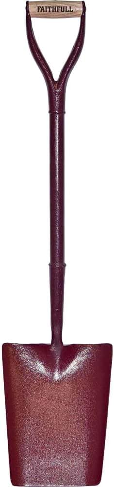 Faithfull All Steel Shovel Taper 2Myd, Maroon