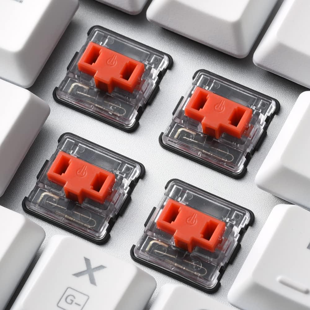 Sharkoon PureWriter RGB Mechanische Low Profile-Tastatur (RGB Beleuchtung, rote Schalter, Flache Tas