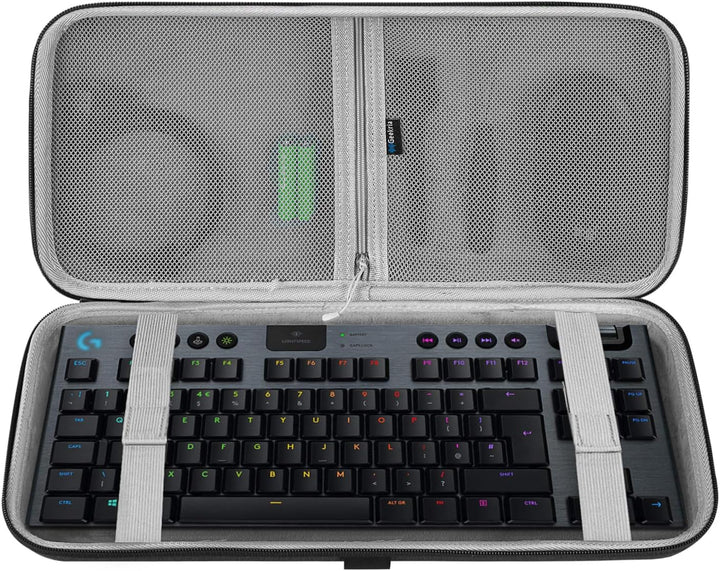Geekria Tenkeyless TKL Tastaturhülle, Hartschalen-Reisetragetasche für 80% kompakte 87 Tasten Comput