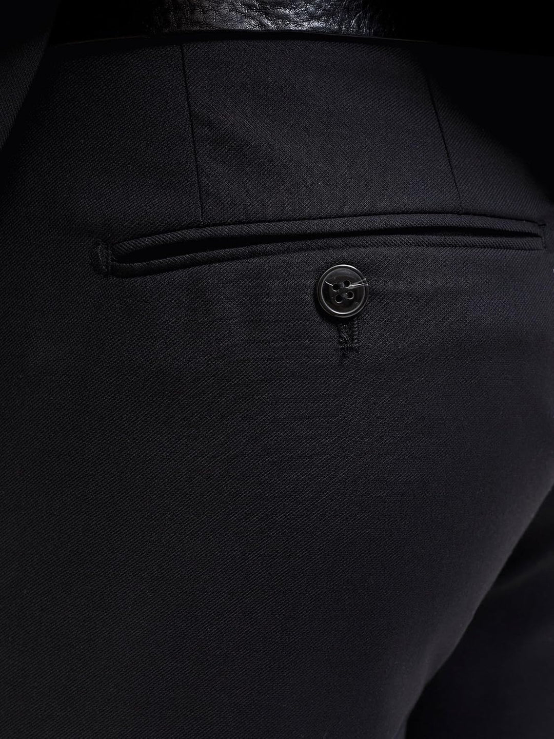 JACK & JONES Male Anzughose JPRSOLARIS Super Slim Fit Anzughose 36 Schwarz, 36 Schwarz