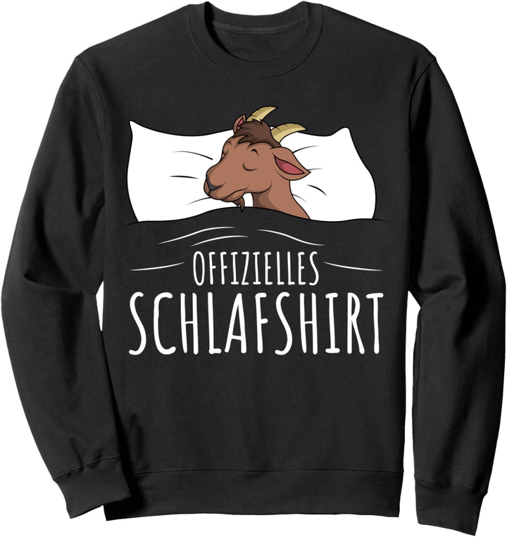 Offizielles Schlafshirt Ziege Sweatshirt