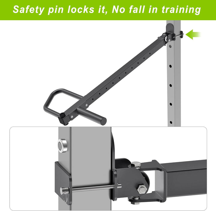 SELEWARE Multi Grip Dip-Stangenaufsatz für 2 x 2 oder 3 x 3 Zoll mit 1 oder 5/8 Zoll Loch Power Rack